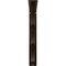 Ekena Millwork Loera Wrought Iron Bracket, (Triple center brace), Antiqued Bronze 2"W x 12"D x 15"H BKTM02X12X15TLOABZ - alternate 3